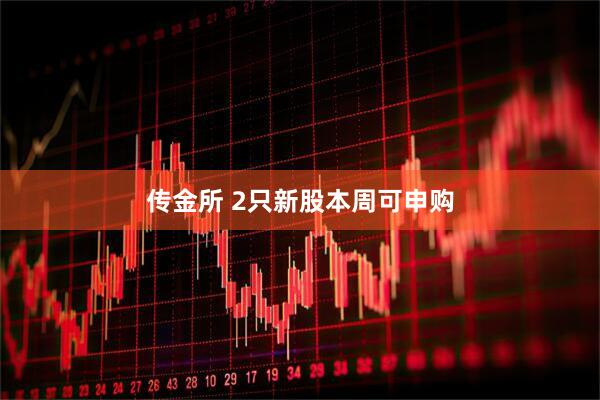 传金所 2只新股本周可申购